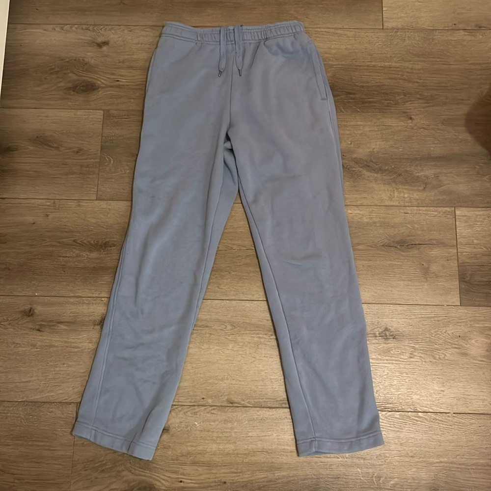 Amazon Essentials grey ish blue flare sweats